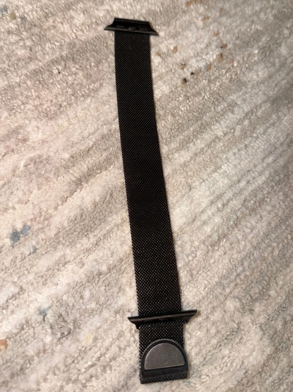 Black Milanese Loop Strap for Smartwatch